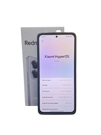 Redmi Note 14 - 5G - 256GB - Unlocked