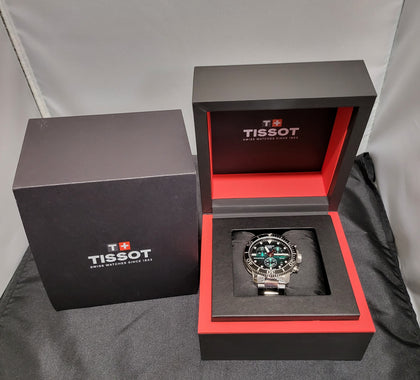Tissot, Seastar 1000 Green Chronograph, Quartz Men’s Watch - T120.417.11.091.01