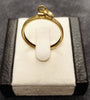 19.2ct Portuguese Gold Coin Mount Pendant - '800' Stag Hallmark