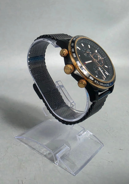 Tommy Hilfiger Tommy Hilfiger Miles Men's Black Watch 1792020 Mesh Strap