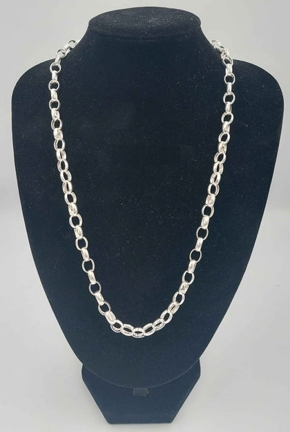 BRAND NEW 925 Silver Belcher Chain 24