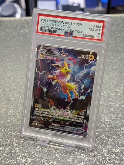 Pokemon Jolteon VMax Graded Card