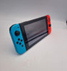 Nintendo Switch Console 32GB red/blue joycons with dock, cradle and charger UNBOXED