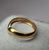 9ct Gold Wishbone Ring Size N 1/2