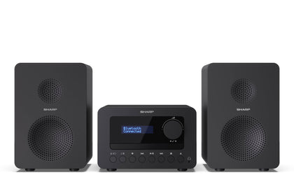 Sharp XL-B520D Bluetooth Hi-Fi Micro System - Black