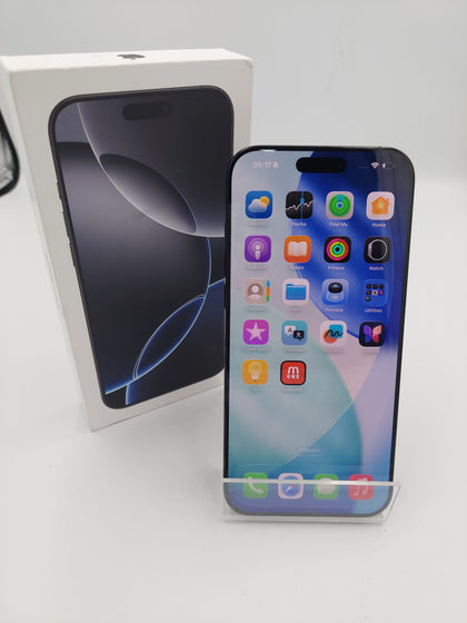 Apple iPhone 16 Pro Max 512GB Black Titanium, Unlocked B - 98% Battery Health *GREAT CONDITION*  Original Box and Wire