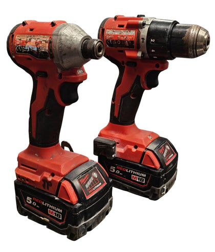 Milwaukee Brushless Cordless Compact Power Tool Twin Pack w/ Hardcase