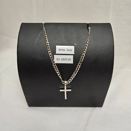 9ct White Gold 22