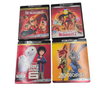 Disney Hero's 4K Ultra HD DVD Bundle 
