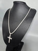 ***BRAND NEW*** 33.2G 925 SILVER CHAIN WITH CROSS PENDENT 24"