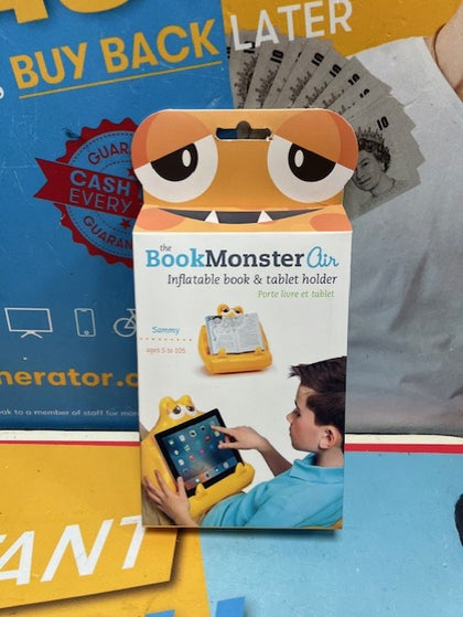 The Bookmonster Air - Inflatable Book & Tablet Holder - Sammy.