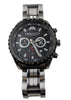 Megalith 8212 Military-Style Quartz Chronograph Stainless Steel Watch