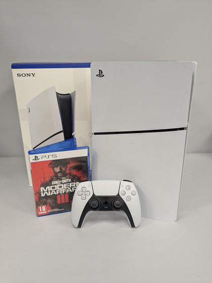 Sony PlayStation 5 Slim Disc Edition Call of Duty Modern Warfare 3 Package