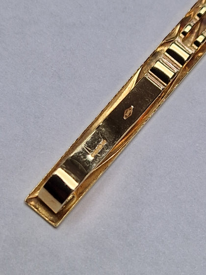 9CT YELLOW GOLD TIE CLIP