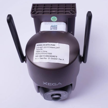 Xega Smart Solar Security Camera Outdoor Wireless 2K Super HD PTZ CCTV.