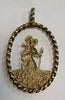 Beautiful 9ct Yellow Gold Saint Christopher Pendant - 11.84G - Hallmarked