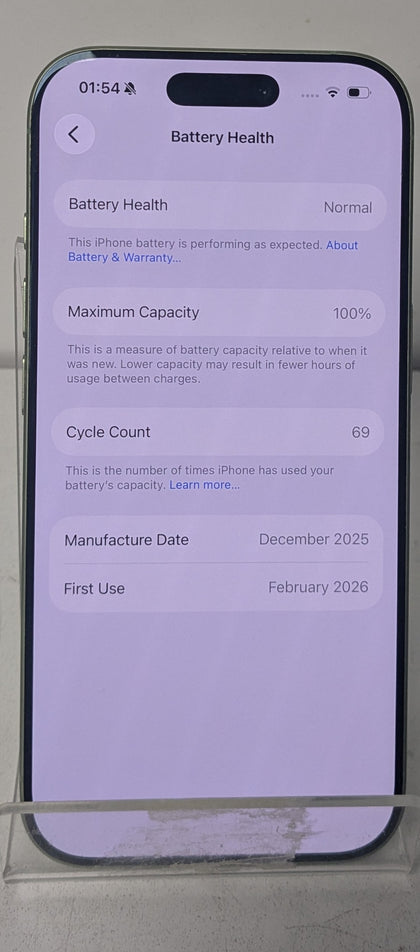 Apple iPhone 17 512GB, 100% Battery Health- Unlocked