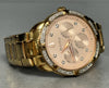*8Sale** Bulova Diamond Women's Quartz Watch with Rose Dial Analogue Display and Rose Gold Ion-Plated Bracelet 98R178 ** Boxed **