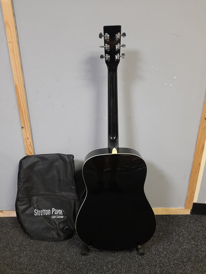 Stretton Payne Classical Guitar Full Size 4/4 (39' Inch) Black