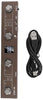 For M-VAVE Chocolate Plus for MIDI Footswitch Controller Rechargeable 4-Button Pedal With USB Connection For Digital Music Control And Page (Brown)