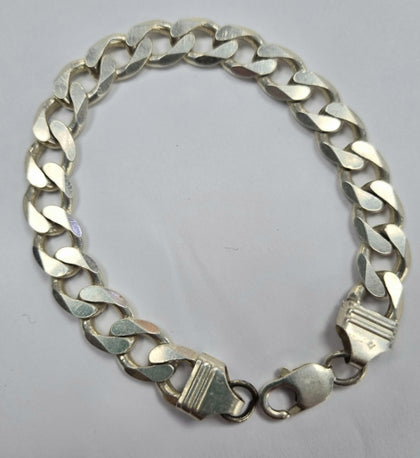 Silver Curb Bracelet