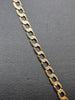 9CT YELLOW GOLD CURB CHAIN 21.5" LEIGH STORE