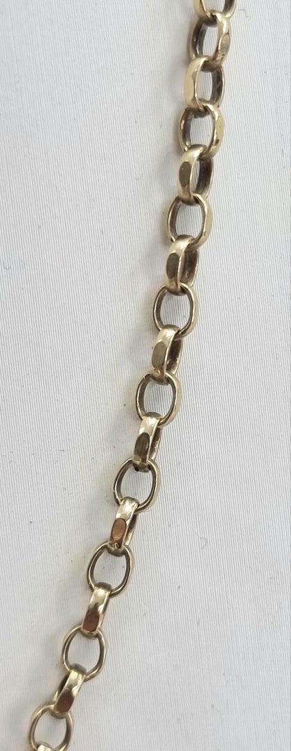 9ct Gold Hoop Chain 20.5