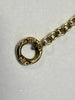 9ct Gold Necklace with Red Stone 16”