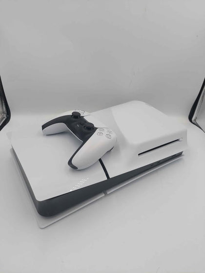 PlayStation 5 Slim Console, 1TB, White, Unboxed