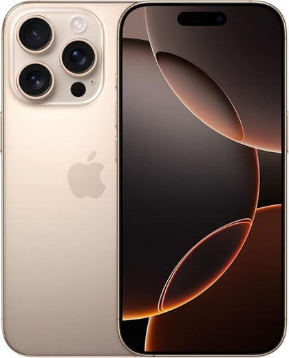 Apple iPhone 16 Pro Max Desert Titanium 256GB Unlocked 100 % Battery Health