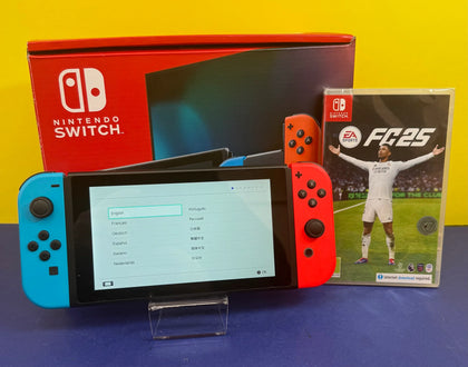 Nintendo Switch (Neon Red/Blue) & FC25 Download