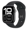 Apple Watch Series 10 (2024) GPS 42 mm - Aluminium Jet Black - Sport band Black