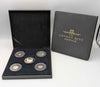 2019, 999 World's First Pure Silver Sovereign Five Coin Proof Set, Boxed