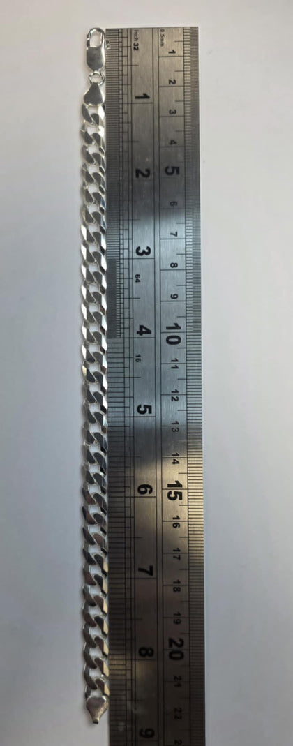 Brand New 925 Silver Curb bracelet