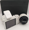 Samsung NX1000 20-50mm + 16mm wide with extra lenses and flash with charger Boxed white