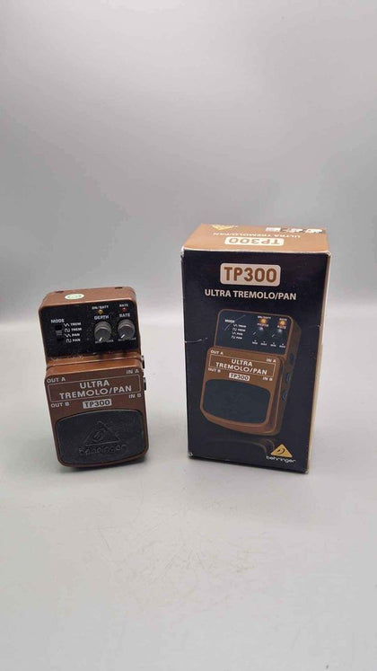 Behringer TP300 Ultra Tremolo Classic Stereo Panner Effects Pedal - Boxed (No DC Cable)