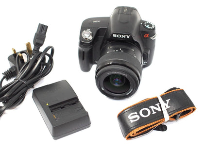 Sony Alpha A290 14.2mp Digital Slr Camera - Black (kit W/ 18-55mm