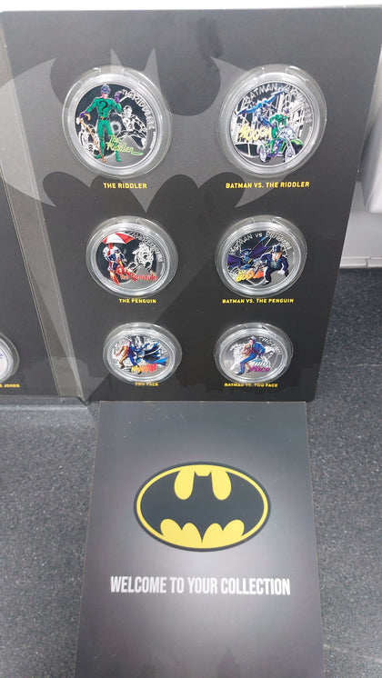 DC The Official Batman Collection Entire 12 Coins - Fantastic Condition - RARE