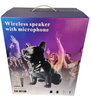 (a-Black M11) Bulldog Wireless Bluetooth Speaker Portable Boombox Bass 3D Sound Quality Surround Radio Multifunction TF Card Super Subwoofer