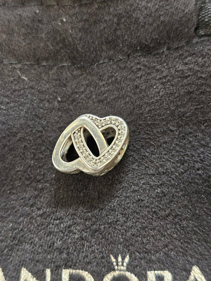 Pandora Charm - Double Heart