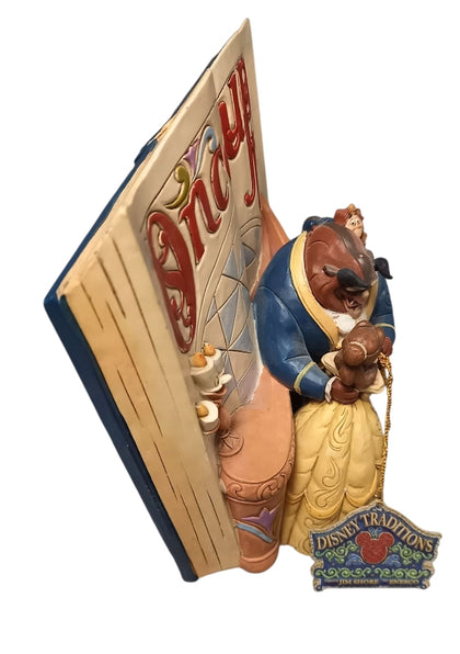 Disney Traditions Love Endures Storybook Beauty and The Beast Figurine