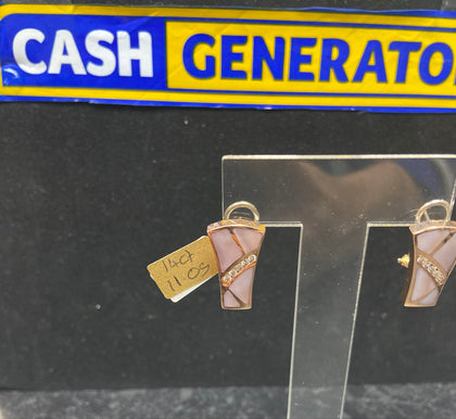 14ct Gold Earrings 11.0g