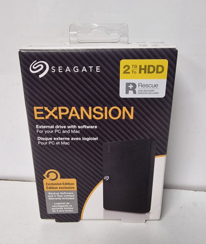 ** Coundown to Xmas Seagate Expansion STKN2000400 External Hard Drive 2 TB Boxed Like New