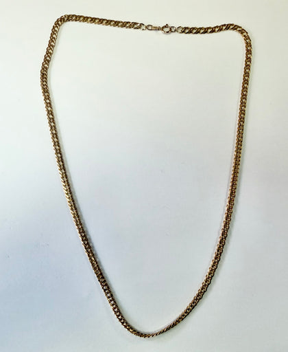 9ct yellow gold Cuban 18