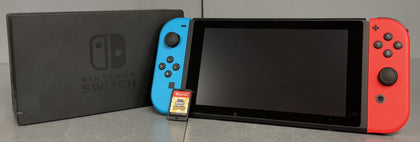 Nintendo Switch MOD.HAC-001(-01) Console Bundle ( + Unboxed Super Mario Party Jamboree ) ** Unboxed **