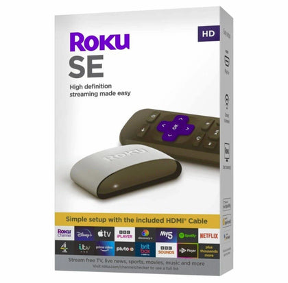 Roku Hd Se Tv Streaming Media Player Stick Hdmi Se + Remote Control.