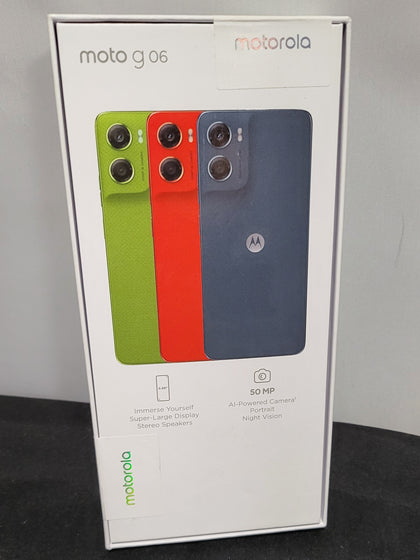 Moto G06 - Pantone Tapestry (Blue), 4GB+64GB , Unlocked