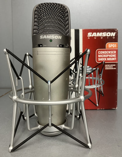**Sale** Samson - C01 Large Diaphragm Condenser Microphone & Spider Shock Mount