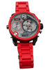 LARGE FACED RED DIESEL ONLY THE BRAVE WATCH BOXED PRESTON STORE