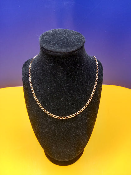 9ct Gold Curb Chain 22
